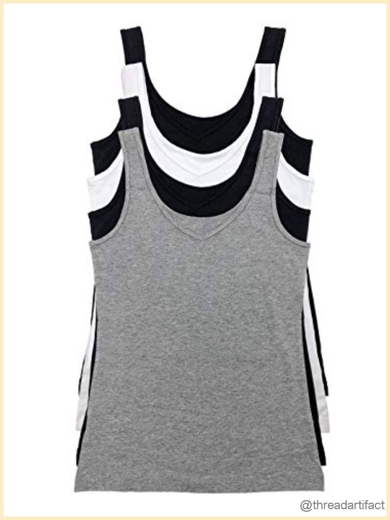 Reversible Cotton Modal Tank Top 4-Pack